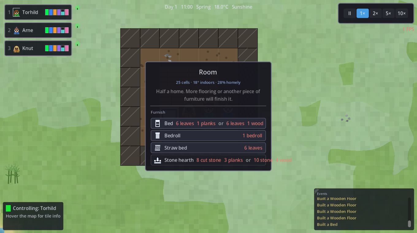The room panel