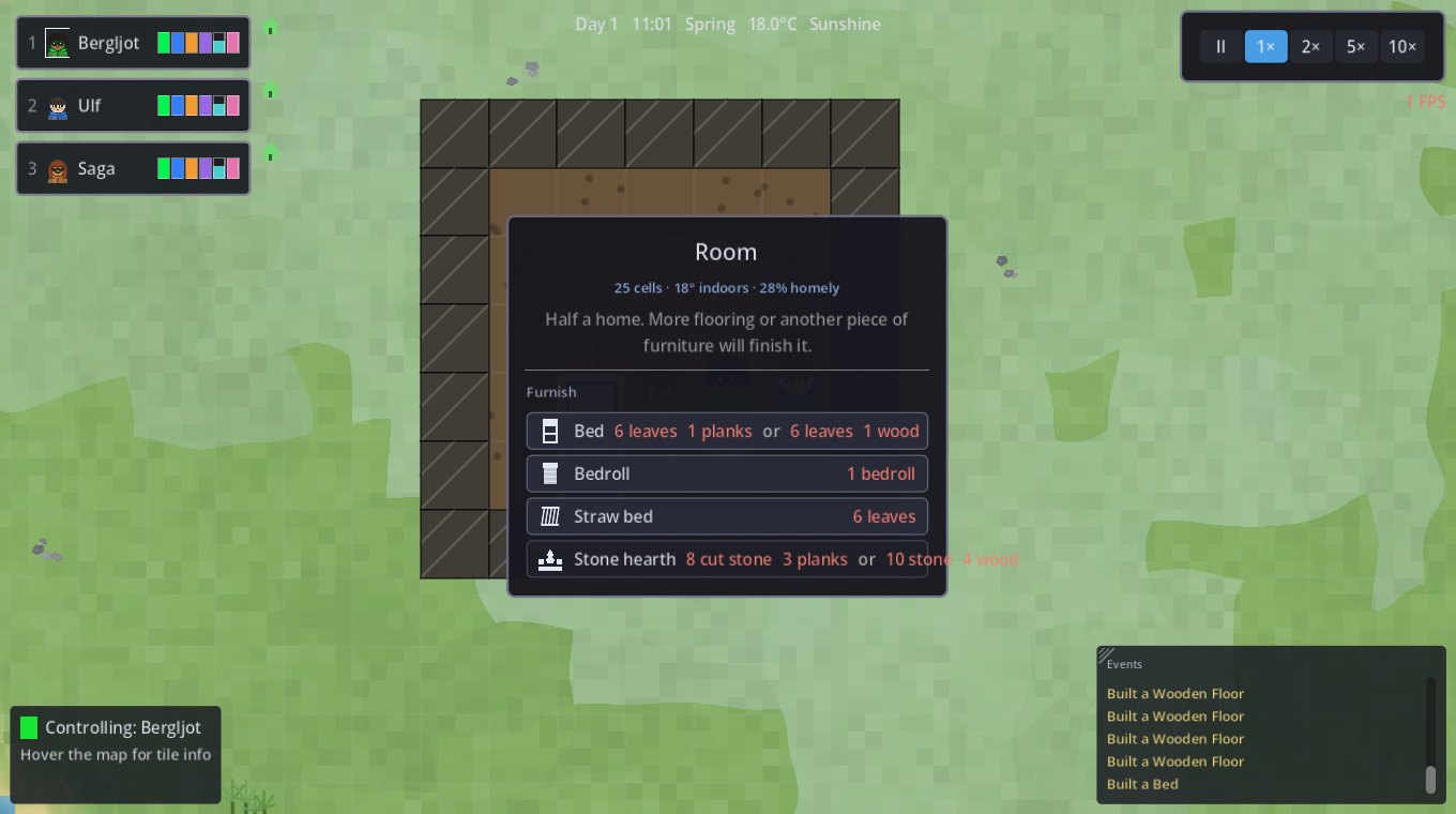 The room panel