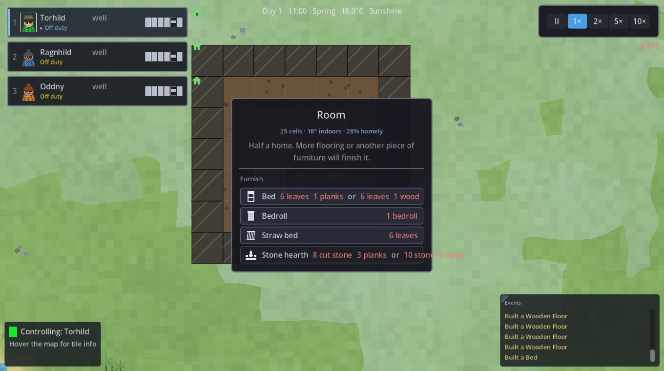 The room panel