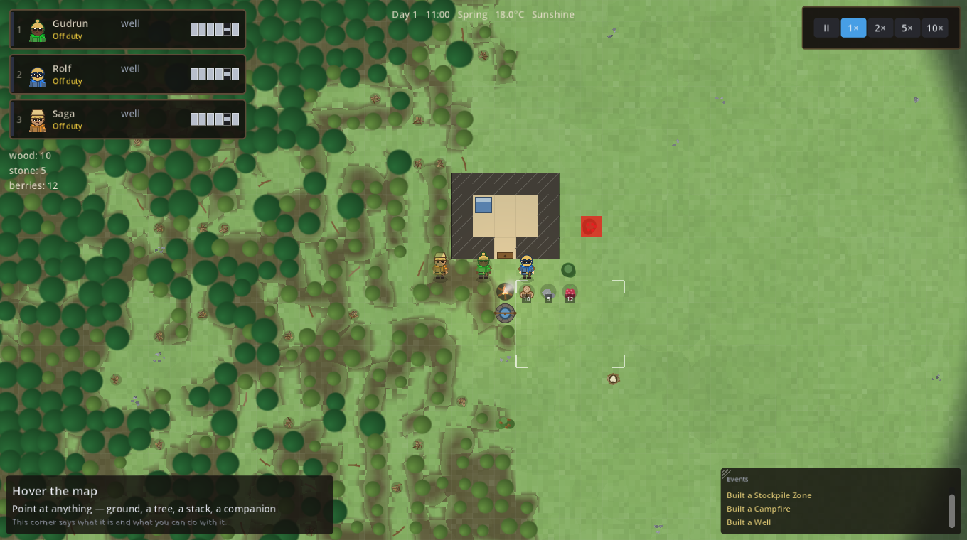 Foraging wear across a settlement's walking circle