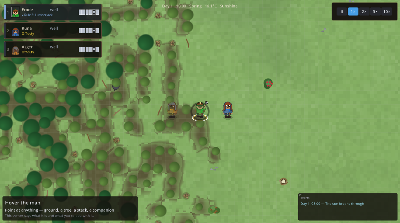 The rule editor