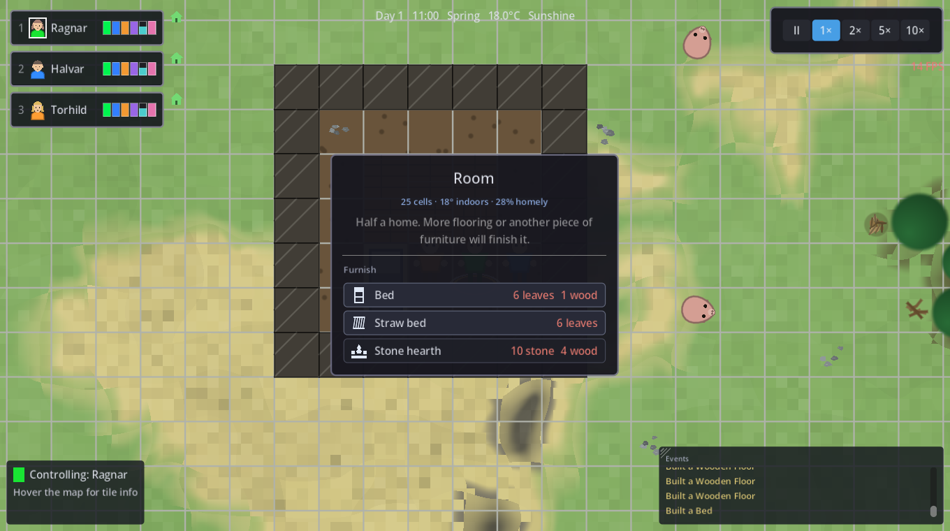 The room panel