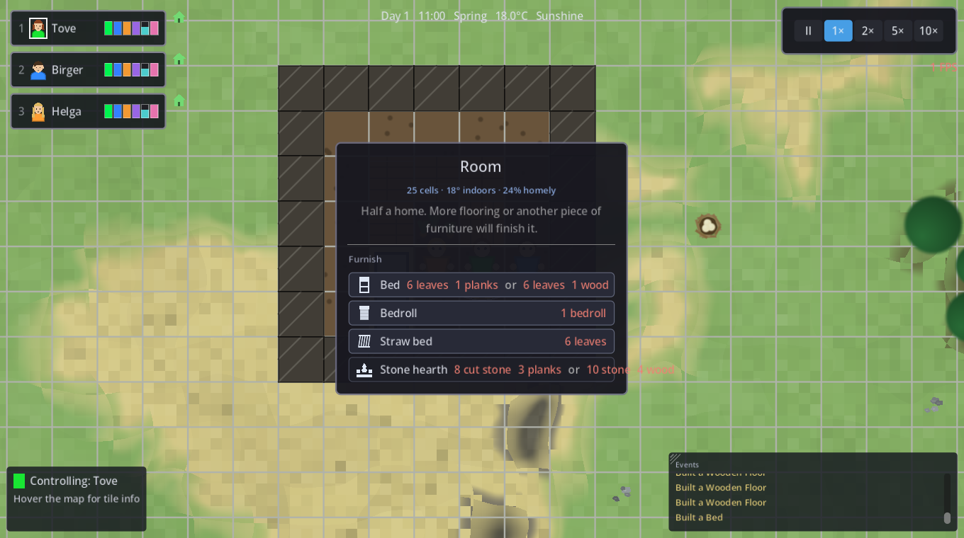 The room panel