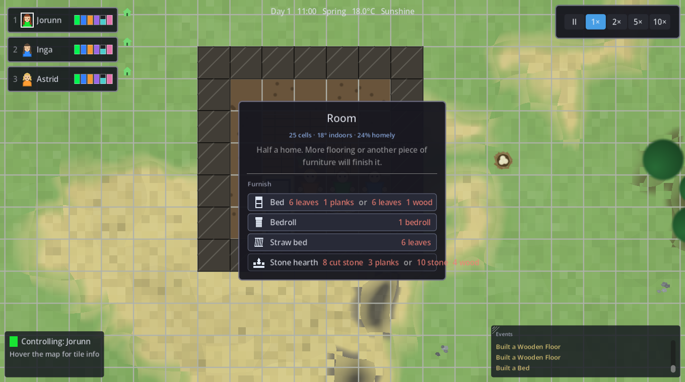 The room panel