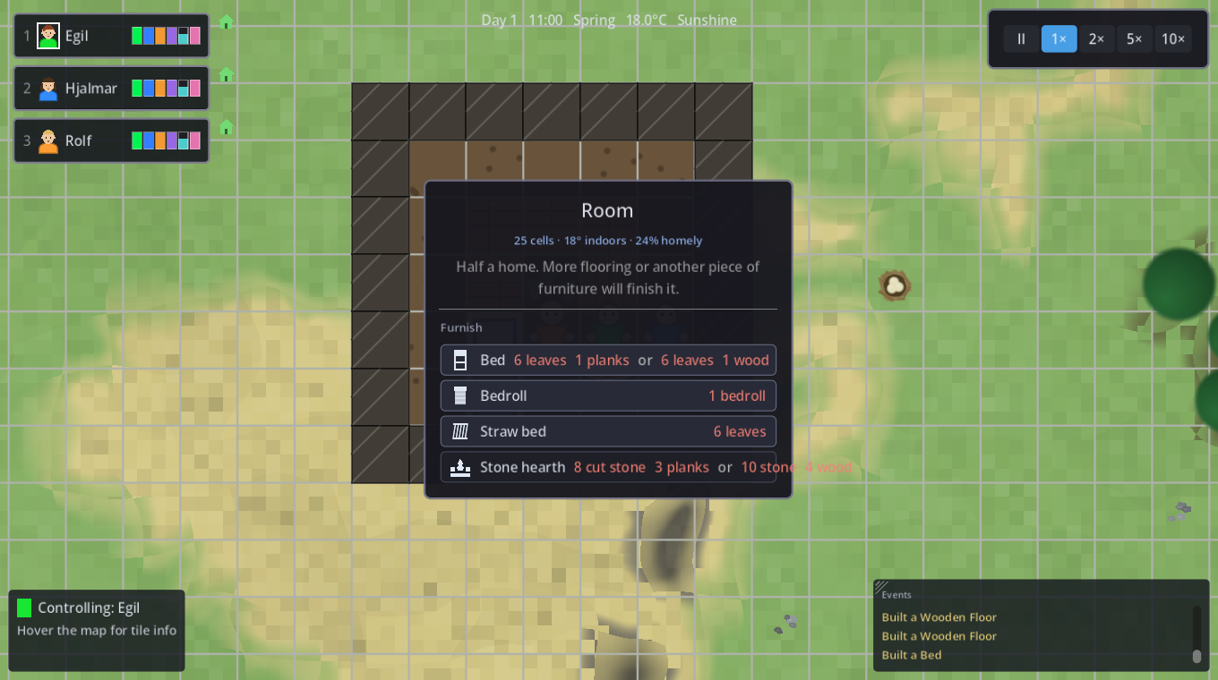 The room panel